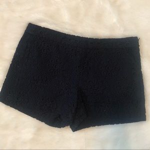 Jcrew 4” inseam blue eyelet shorts